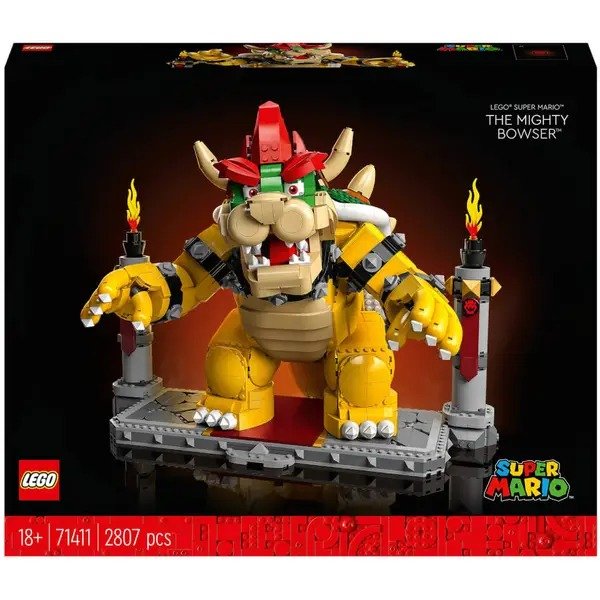 Super Mario The Mighty Bowser Collectible Figure (71411)