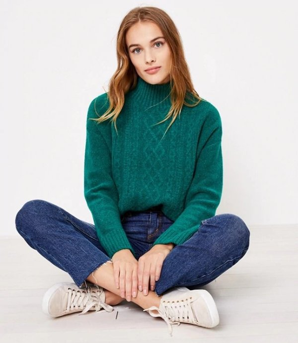 Cable Sweater | LOFT