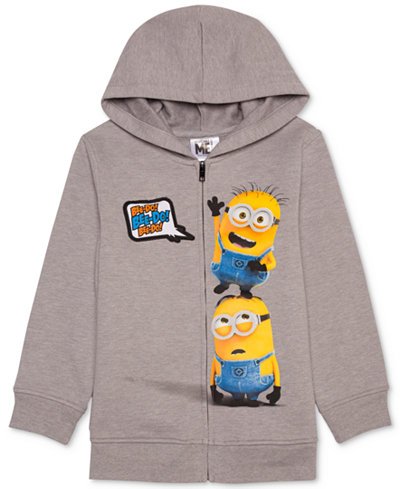Minions Front-Zip Hoodie, Toddler & Little Boys (2T-7)