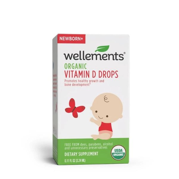 Wellements® Organic Vitamin D Drops