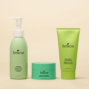 Boscia含氨基酸洁面超保湿护肤3件套
