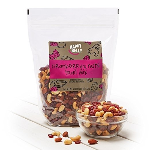 Amazon Brand - Happy Belly Cranberry & Nuts Trail Mix, 40 oz