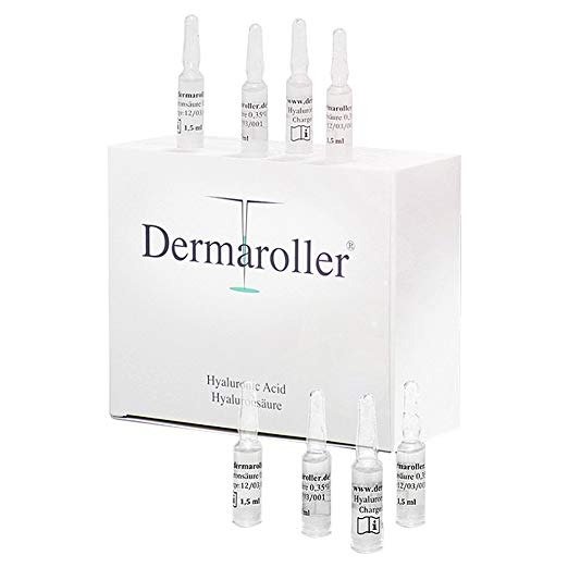 Dermaroller Hyaluronic Acid Treatment Antiaging from 1.5 ml Vials