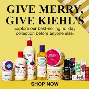 Kiehl's 科颜氏圣诞包装上市 有些过分可爱哦