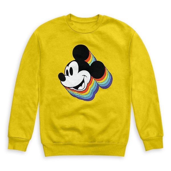 Mickey Mouse Rainbow Sweatshirt for Adults – Mickey & Co. | shopDisney