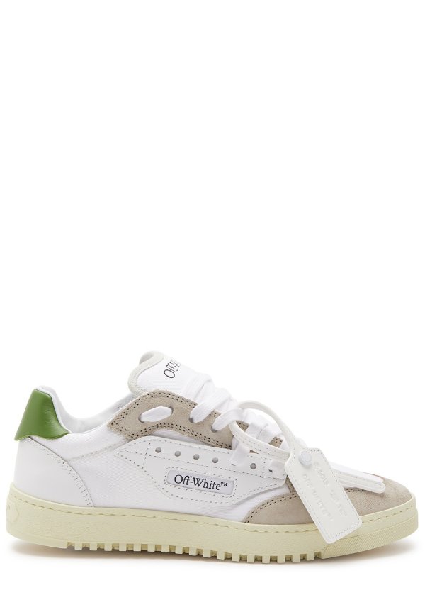 OFF-WHITE New Season 5.0 panelled canvas sneakers