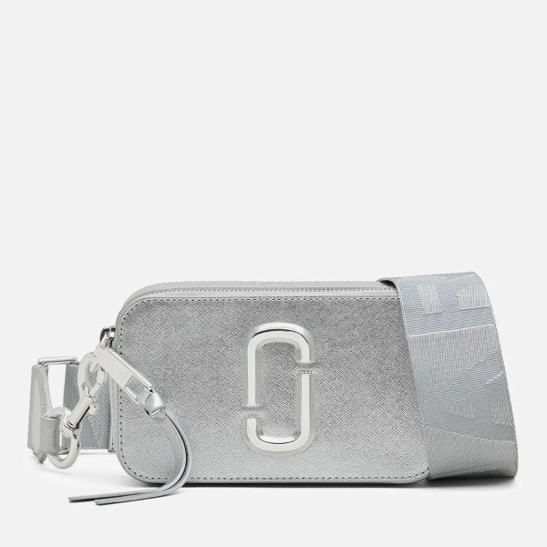 The DTM Metallic Snapshot Saffiano Leather Bag