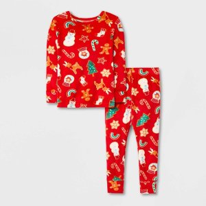 Target 儿童家居服套装特卖 圣诞款套装$8.4起