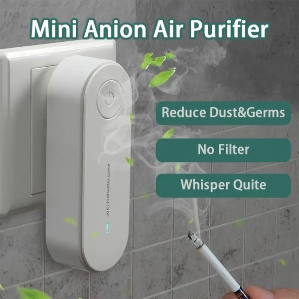 Air Purifier Mini Portable Air Freshener Air Cleaner For Home Bedrooms Toilets Living Room Hotel Office | High-quality & Affordable | Temu