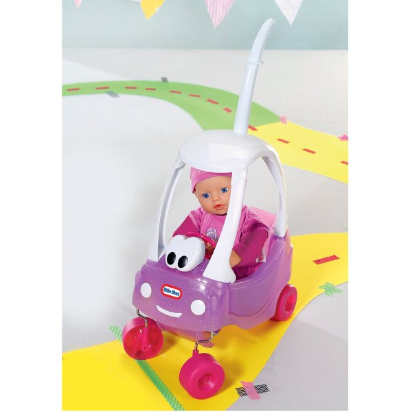 Baby's First Cozy Coupe with Soft-Bodied Baby Doll