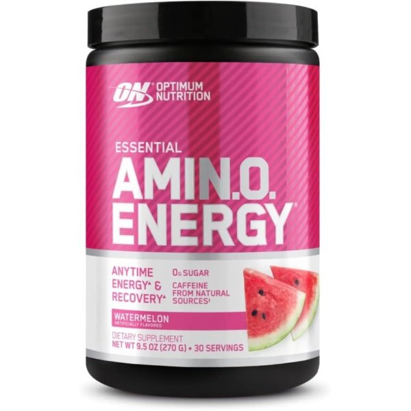 Amino Energy - Pre Workout with Green Tea, BCAA, Amino Acids, Keto Friendly, Green Coffee Extract, Energy Powder - Watermelon, 30 Servings (Packaging May Vary)