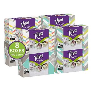 Viva Pop-Ups Paper Towel Dispenser, White