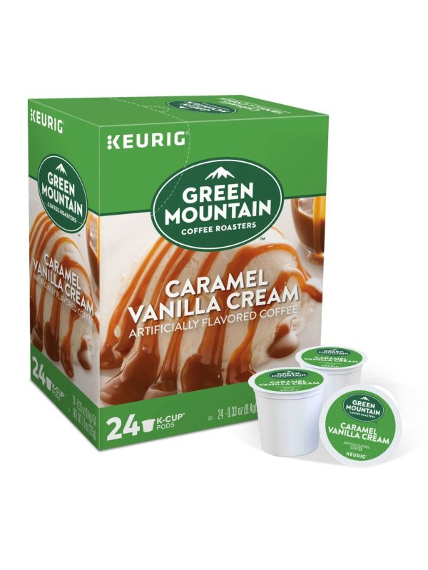 Green Mountain K-Cup 焦糖香草口味咖啡胶囊 24颗