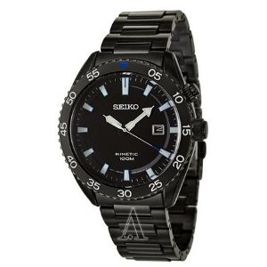 Seiko Men's Core Stainless Steel Kinetic Watch SKA625