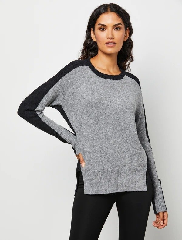 Two-Tone Colorblock Sweater