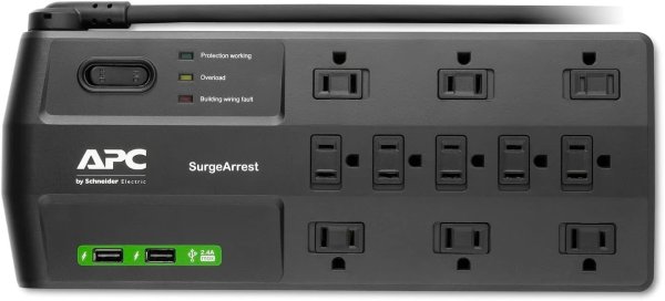 Surge Protector with USB Ports