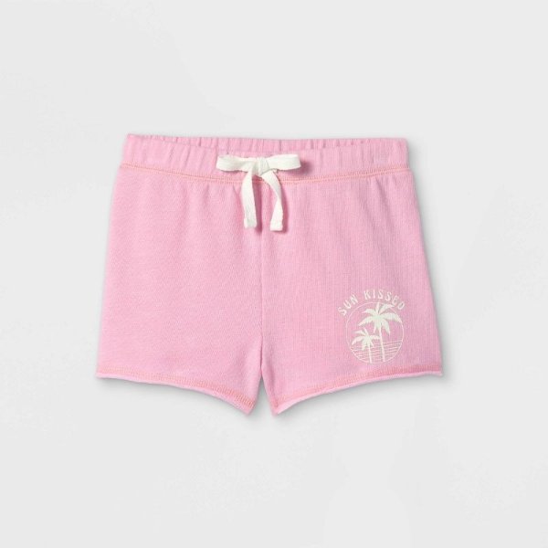 Toddler Girls' Palm Pull-On Shorts