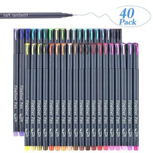 Smart Color Art Fineliner Pens, 38 Colors