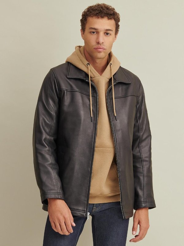Bruce Leather Jacket with Thinsulate™ Lining