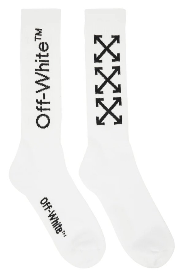 White Arrows Socks