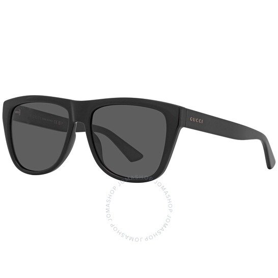 Polarized Grey Browline Men's Sunglasses GG1345S 002 57