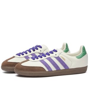 Adidas Samba OGOff White, Collegiate Purple & Pre Loved Green