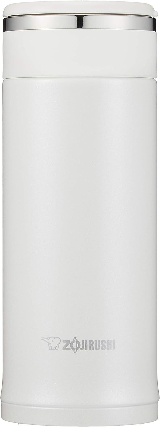 SM-JF36-WA Water Bottle, Stainless Steel Mug, Bottle, Direct Drinking, Lightweight, Cold Retention, 12.2 fl oz (360 ml), White