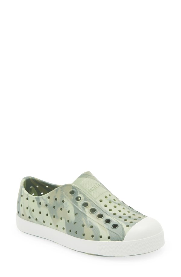 Jefferson - Marbled Perforated Slip-On