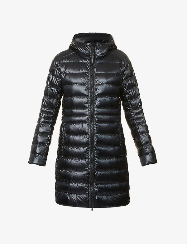 Cypress hooded shell-down jacket
