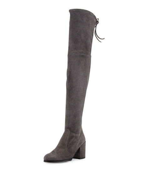 Tieland Suede Over-the-Knee Boot