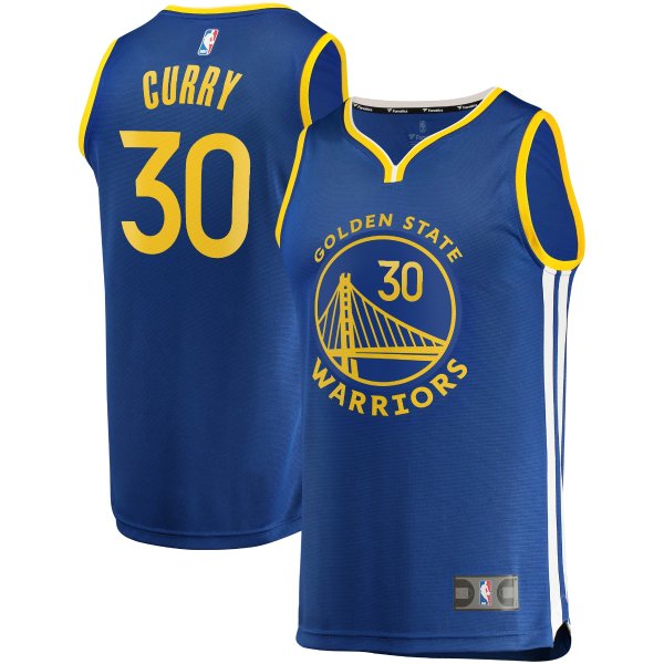 Men's Golden State Warriors Stephen Curry Replica Player Jersey