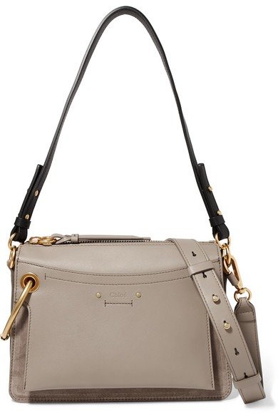 Roy Day small leather and suede shoulder bag
