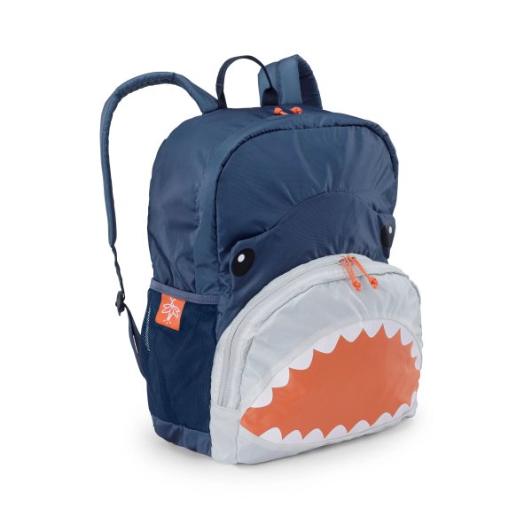 Finn the Shark Kid's Backpack - Navy Blue (15 Liter), Unisex, Polyester