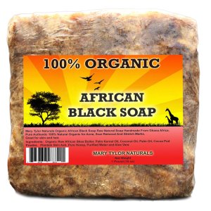 Organic African Black Soap 1 Lb (16 Oz)