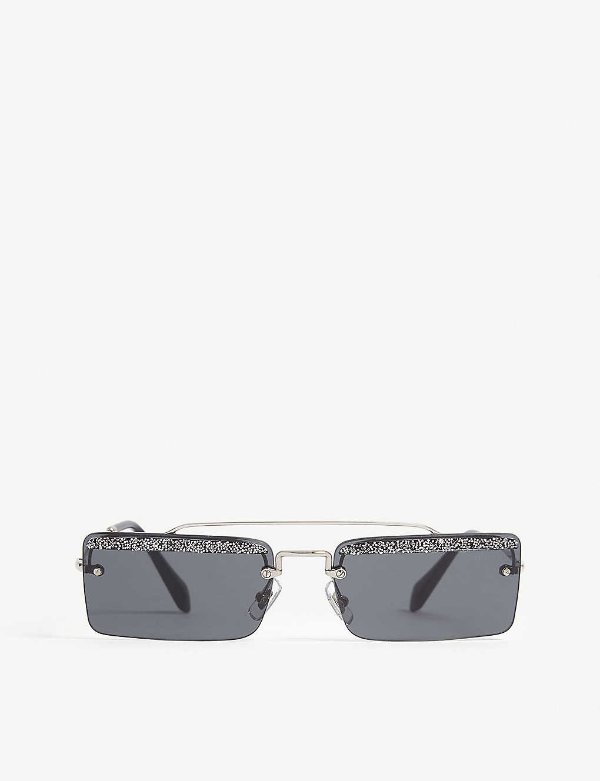 Mu59Ts rectangle-frame sunglasses