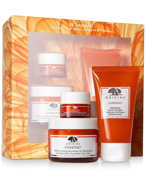 Macy's3-Pc. Be Radiant GinZing To Brighten, Energize & Hydrate Set