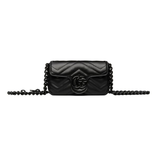 Black GG Marmont Belt Bag