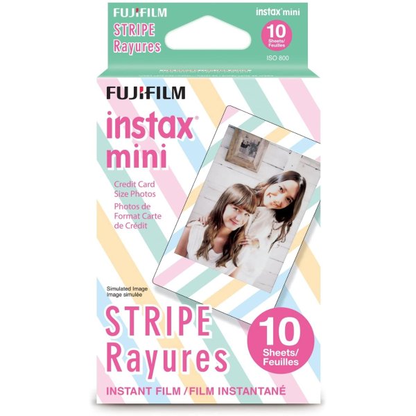 Instax Mini Stripe Film - 10 Exposures