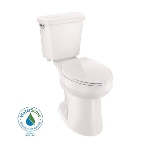 Glacier Bay 2-piece 1.0 GPF Single Flush Elongated Toilet
