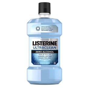 Listerine Ultraclean Zero Alcohol Tartar Control Mouthwash 1 L