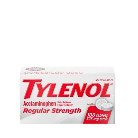 Regular Strength Tablets with 325 mg Acetaminophen, 100 ct