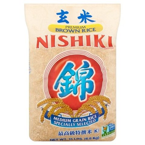 NishikiPremium Brown Rice, 15lb -$1.16/lb