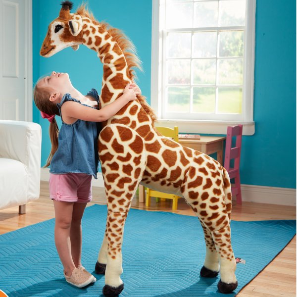 Giant Giraffe - Lifelike Plush Stuffed Animal (over 4 feet tall)