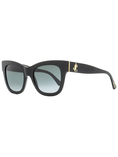 Women's Square Sunglasses Jan/S DXF9O Black/Gold/Glitter 52mm