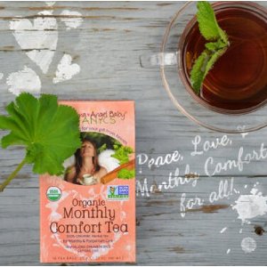 Organic Monthly Comfort Tea for Postpartum & Monthly Cycle 16 Tea Bags/Box (Pack of 3)