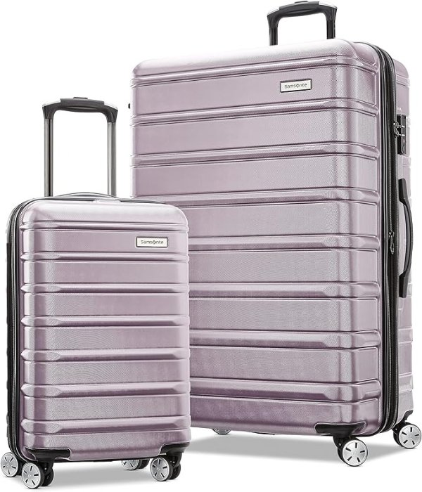 Omni 2 Hardside Expandable Luggage with Spinner Wheels, ICY Lilac, 2-Piece Set (20/28)