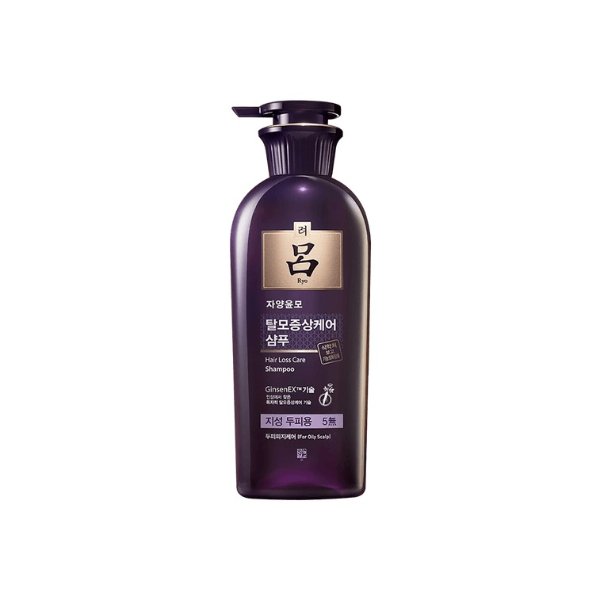 韩国RYO吕 紫色防脱发固发滋养洗发水 400ml 适合油性发质 新老版本随机发送 | 亚米