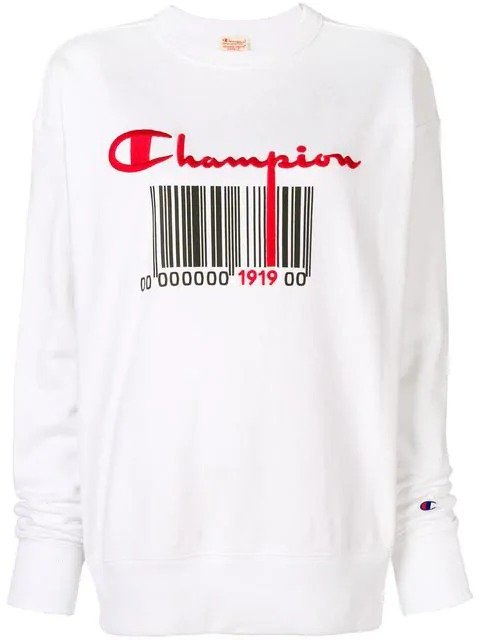barcode logo sweatshirt