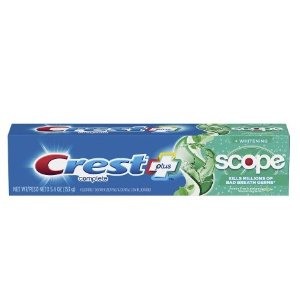 Crest + Scope 长效薄荷美白牙膏 5.4OZ