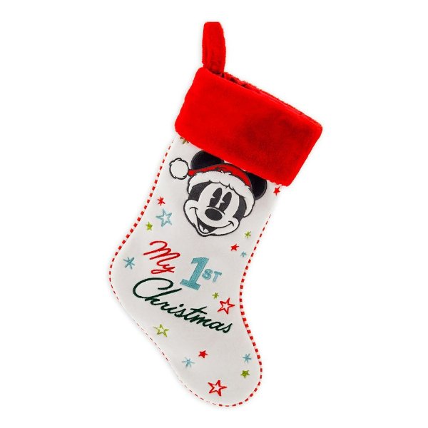 Mickey Mouse ''My 1st Christmas'' Holiday Stocking for Baby | shopDisney